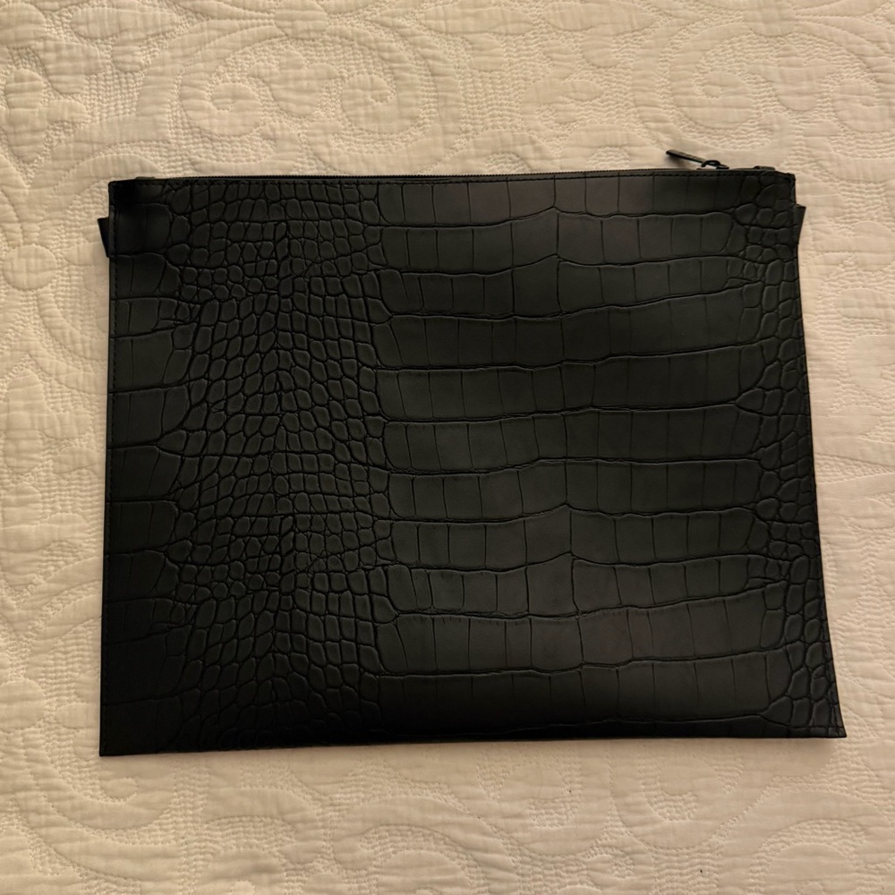BEIS Large Work Tote Black Croc - Picture 5 of 5